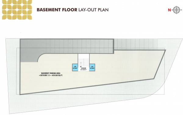 Block- A Basement Cluster Plan aalayam-residency Block- A Basement Cluster Plan