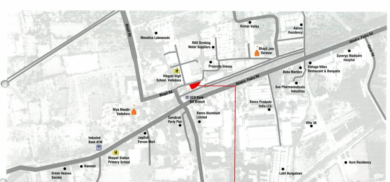 aalayam residency Location Plan