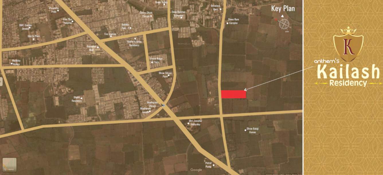  kailash residency Location Plan