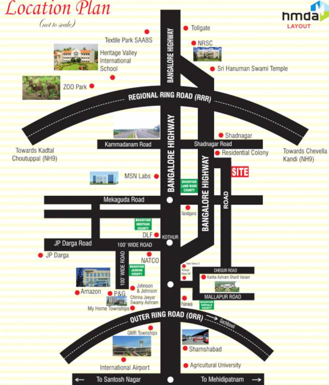  rainbow county Location Plan