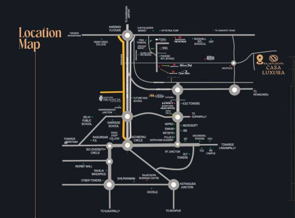  casa-luxuria Location Plan