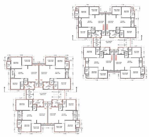  vivanta-elite-2 Vivanta Elite 2 Cluster Plan from 1st to 7th Floor