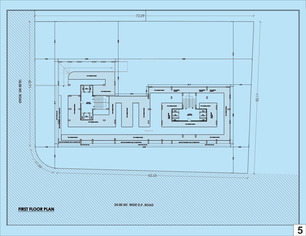  heights Block A  And Block B Cluster Plan for 1st Floor