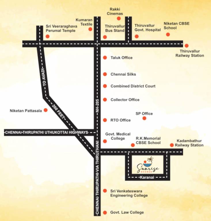  sunrise avenue Location Plan
