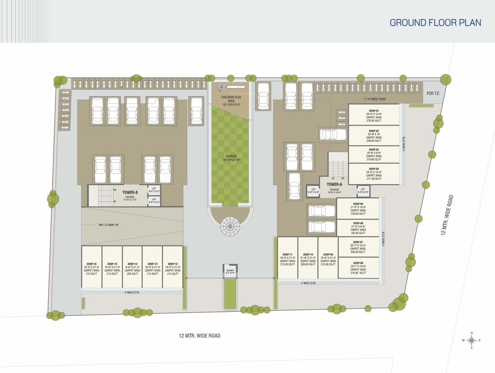 skylon A+B Cluster Plan For Ground Floor