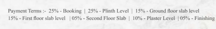 upvan Construction Linked Payment (CLP) Payment Plan