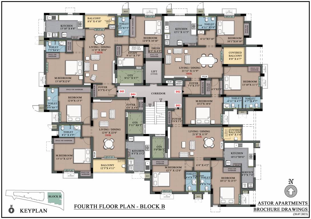  astor Block B Cluster Plan