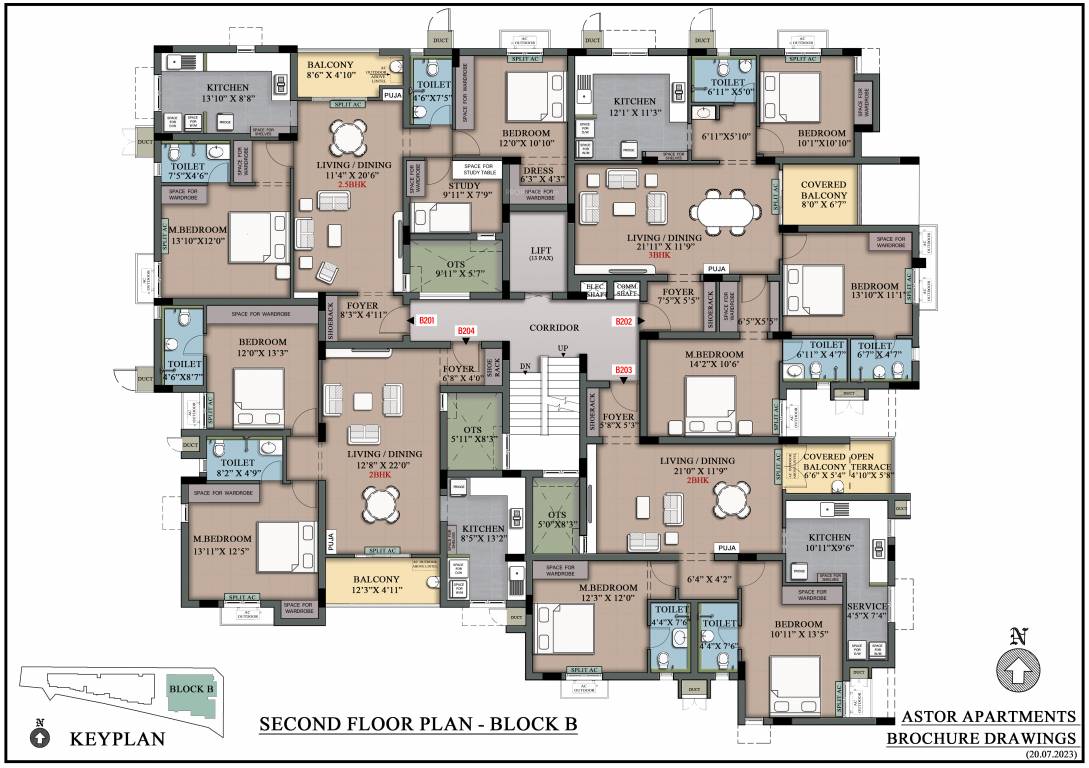  astor Block B Cluster Plan