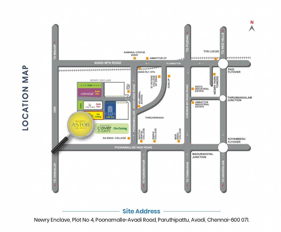  astor Location Plan