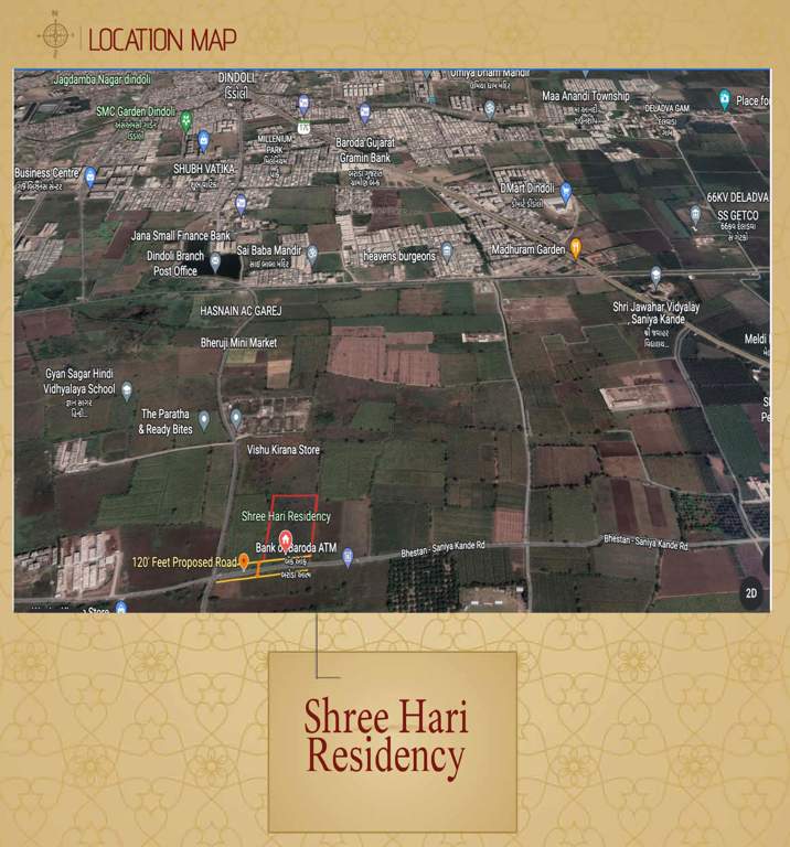  shree hari residency Location Plan