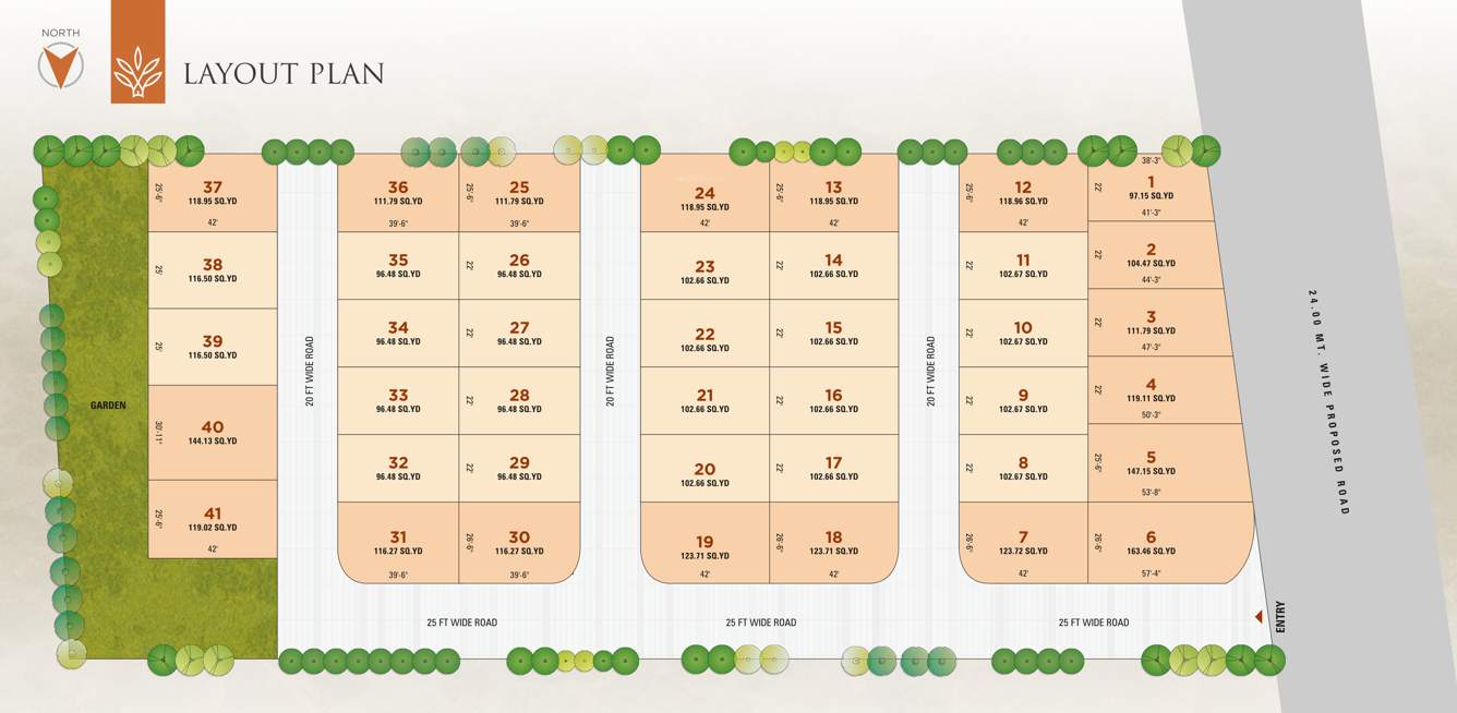  pragati bunglows Layout Plan