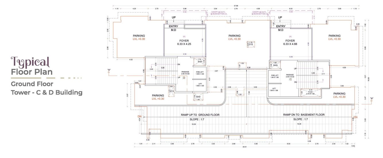  homes C+D Cluster Plan For Ground Floor