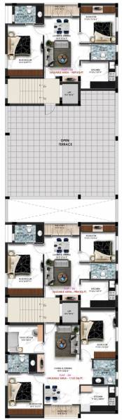  vibha Nahar Vibha Cluster Plan for 3rd Floor