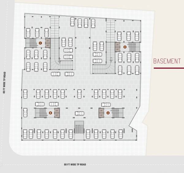  pinnacle A To D Basement Cluster Plan