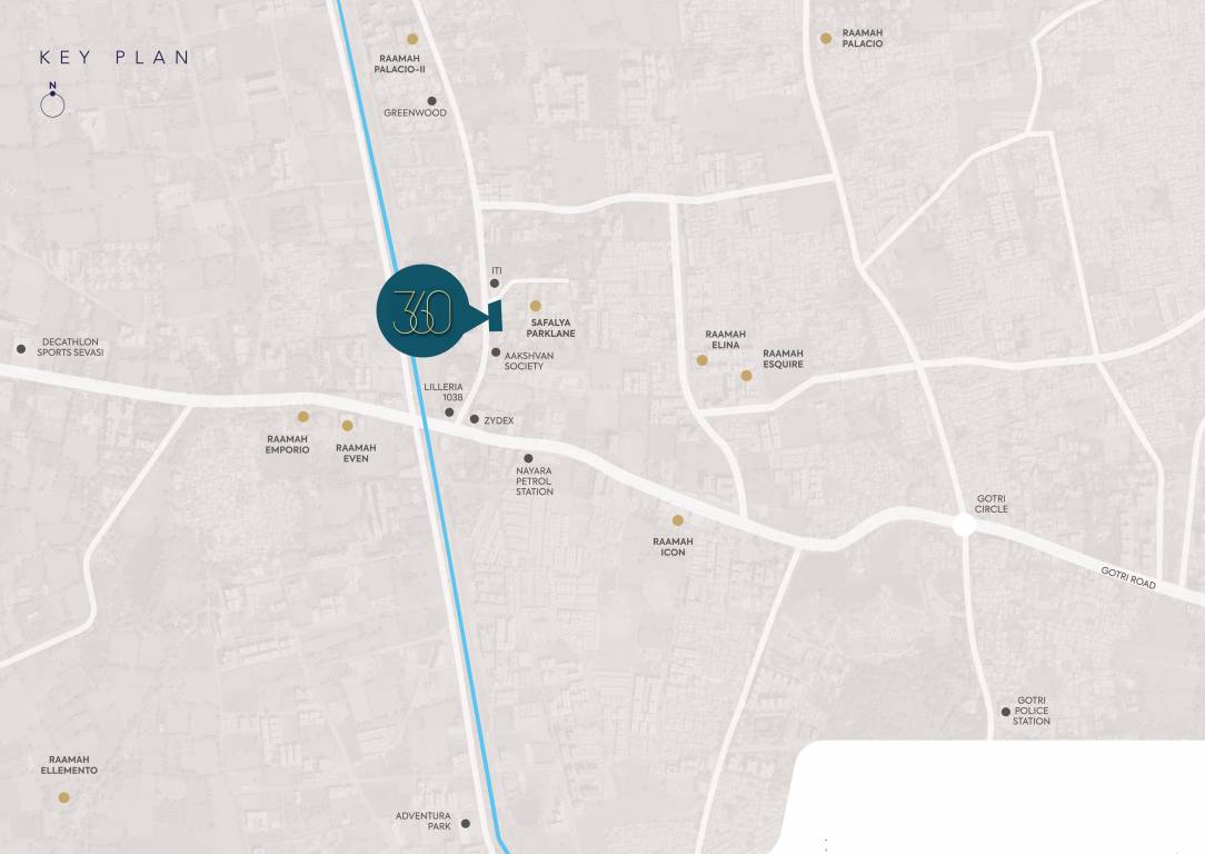 three60 Location Plan