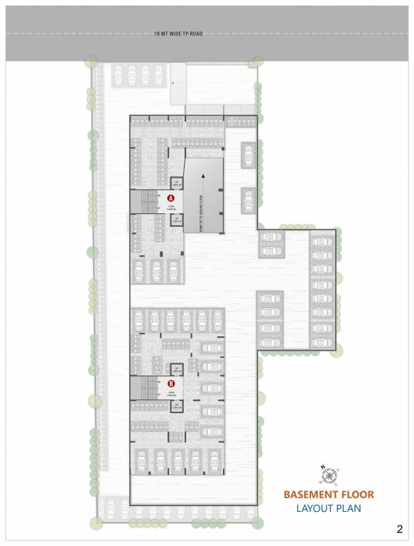  prince rivera A, B Basement Cluster Plan