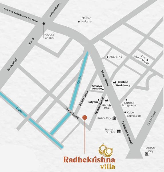 Location Plan radhekrishna-villa Location Plan