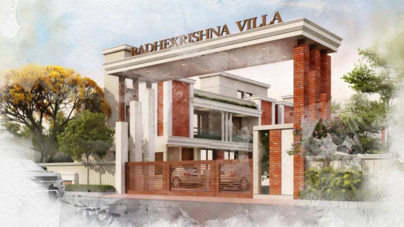 radhekrishna villa Elevation