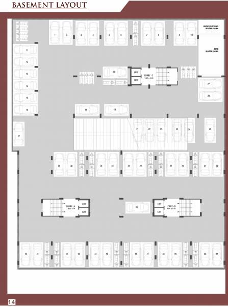 A, B, C Basement Cluster Plan shree-niwas A, B, C Basement Cluster Plan