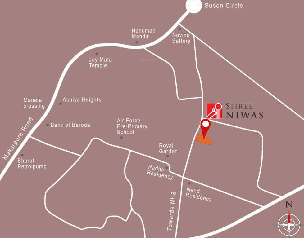  shree niwas Location Plan