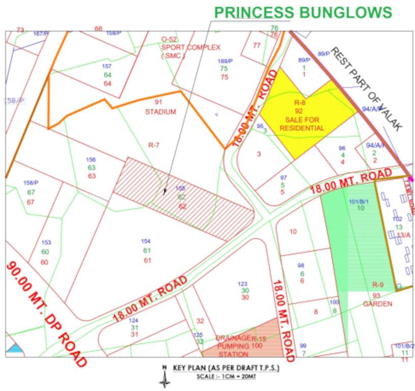  princess bunglows Location Plan