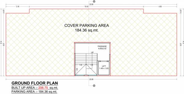A Cluster Plan For Ground Floor yajat-aura A Cluster Plan For Ground Floor