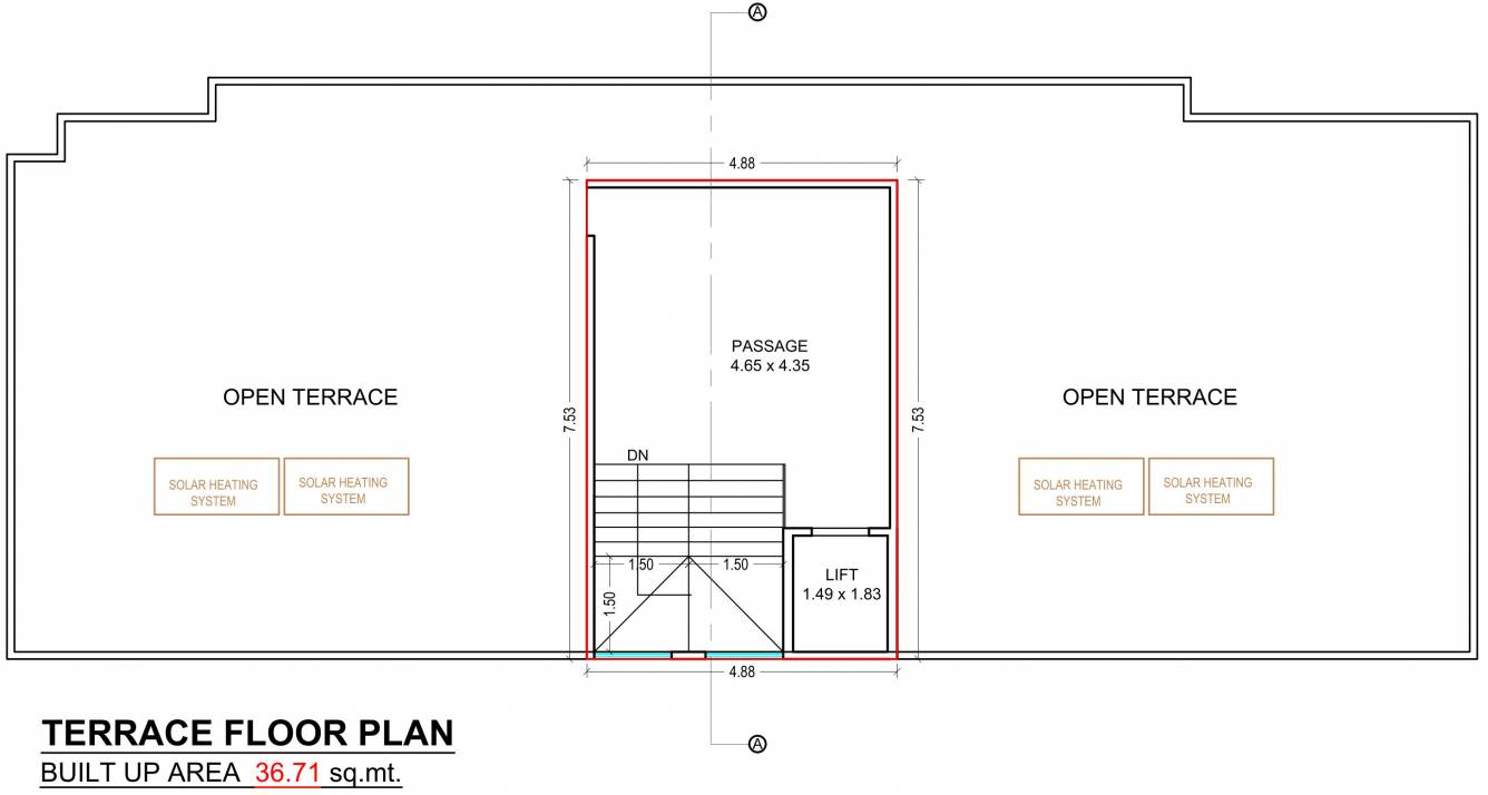  yajat aura A Terrace Cluster Plan