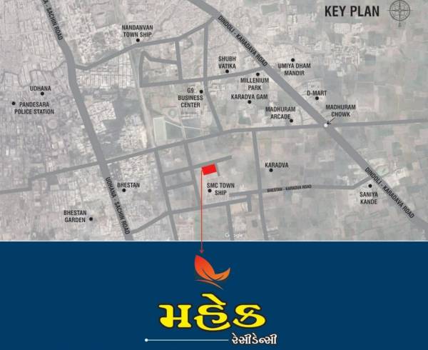  mahek-residency Location Plan