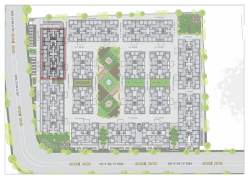  green-valley-mangalam-park-a-and-b-building Block A And B Cluster Plan For Ground Floor