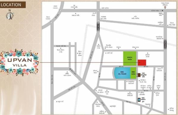  upvan-villa Location Plan