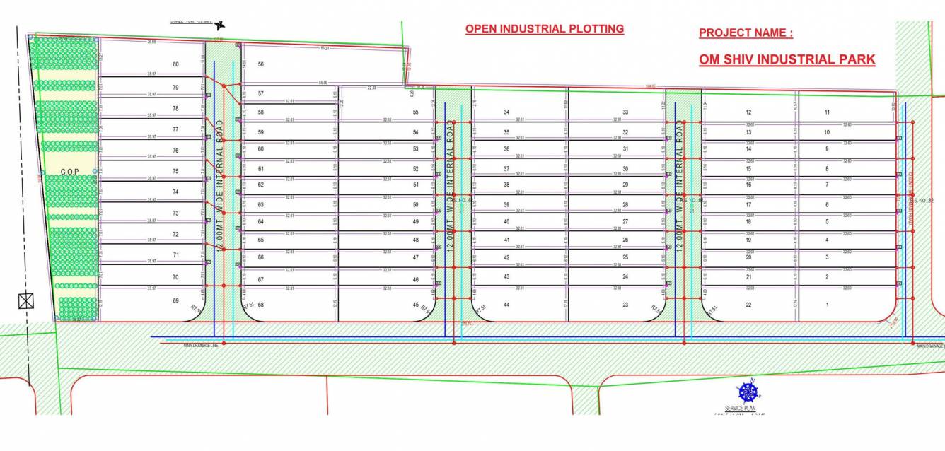 industrial park Layout Plan