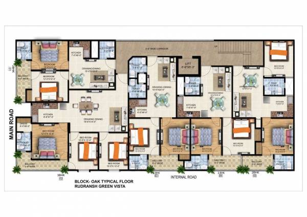  rudransh-green-vista Cluster Plan