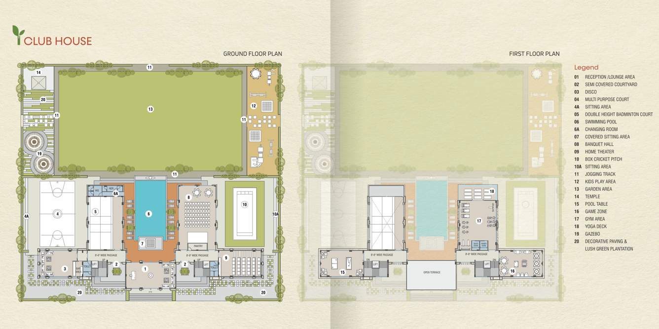  garden city Cluster Plan