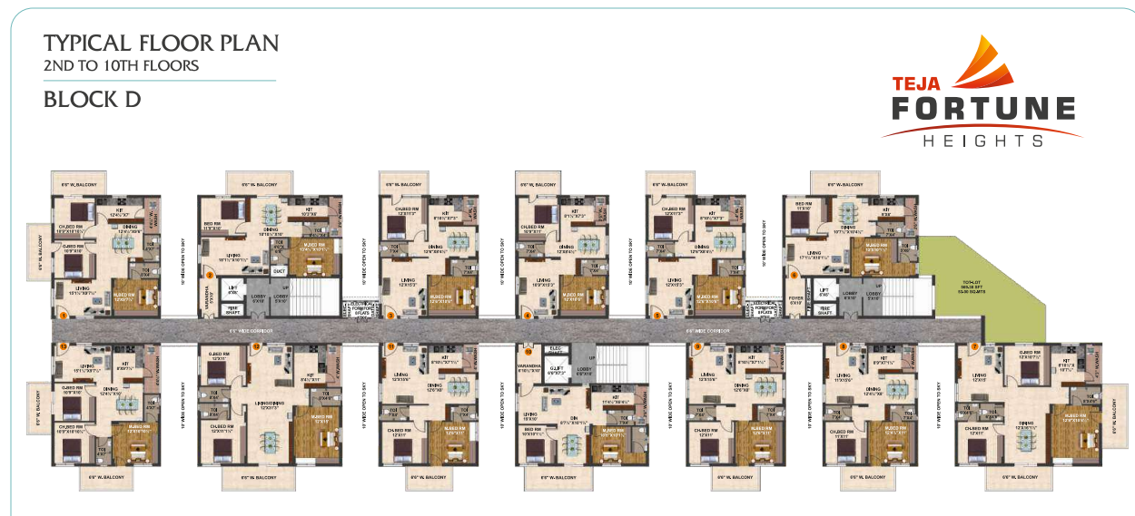 fortune heights Block D Cluster Plan