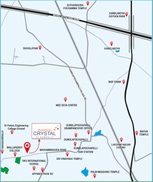  crystal Location Plan