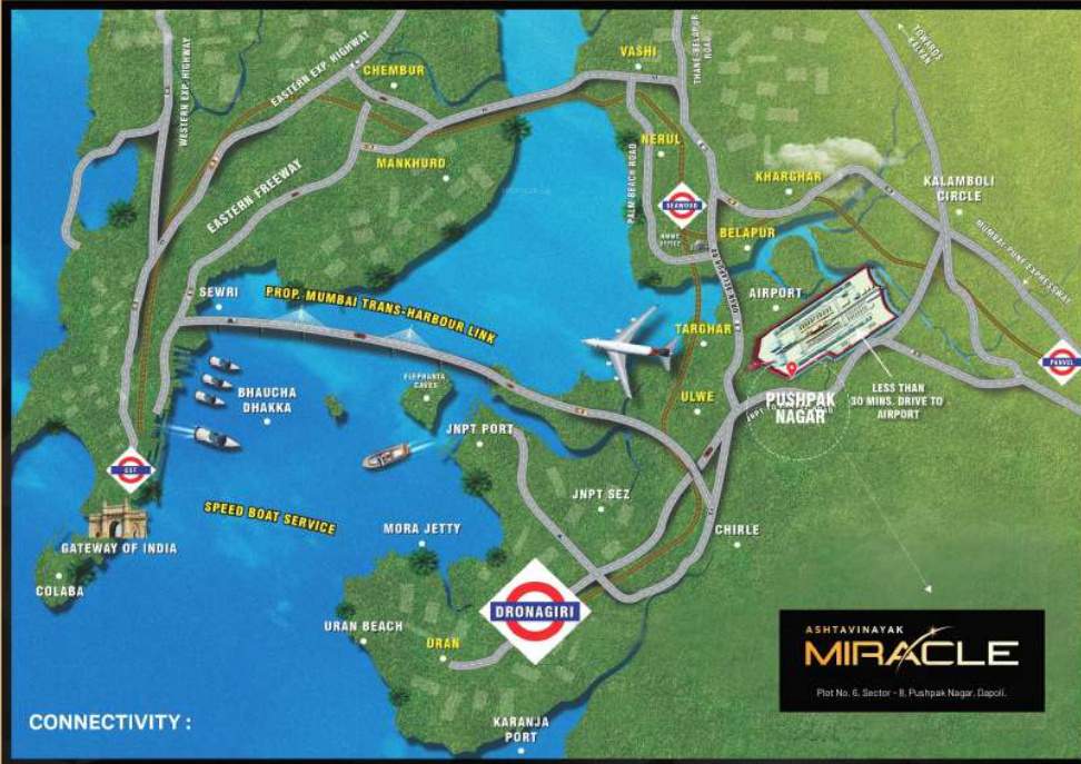  ashtavinayak miracle Location Plan