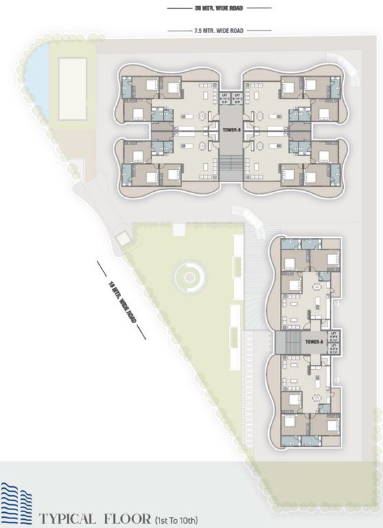  belvista A, B Cluster Plan From 1st To 10th Floor