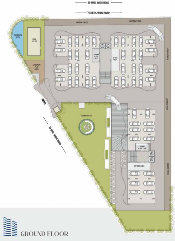  belvista A, B Ground Cluster Plan