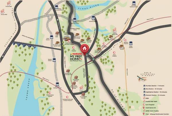  my-first-home-shil-phata-phase-2-bldg-2 Location Plan