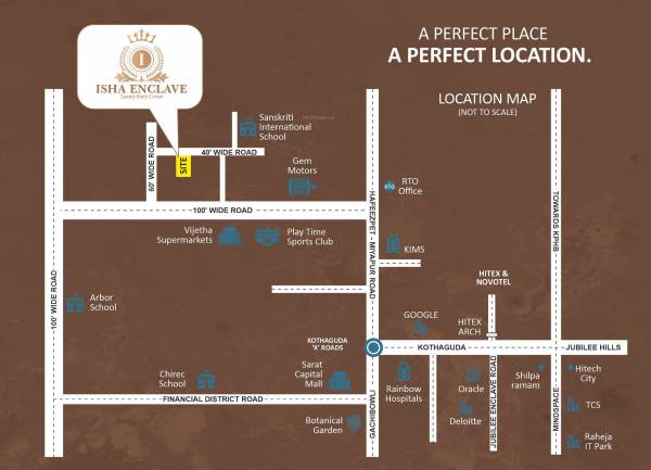  isha-enclave Location Plan