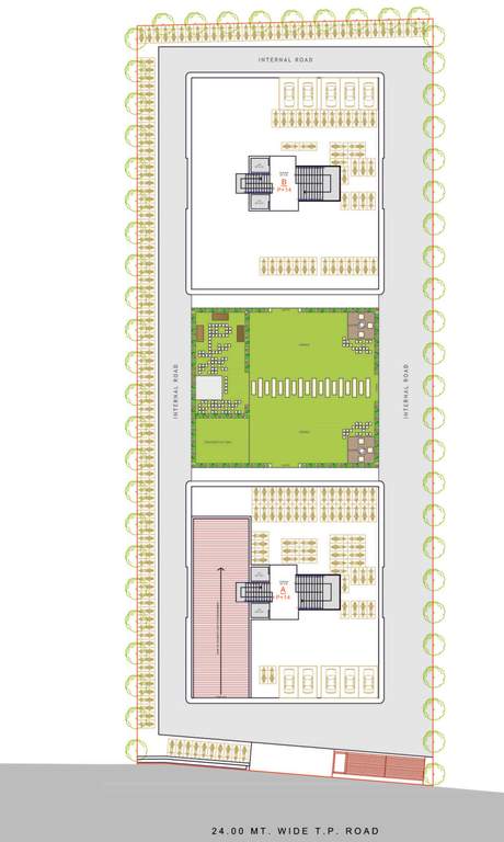 heights Block A Cluster Plan For Ground Floor