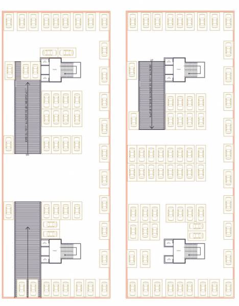 Block A Cluster Plan For Upper And Lower Basement heights Block A Cluster Plan For Upper And Lower Basement