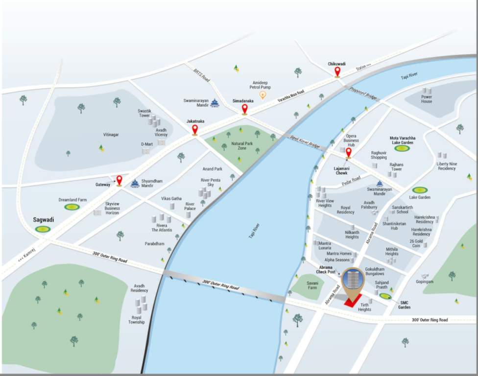 heights Location Plan