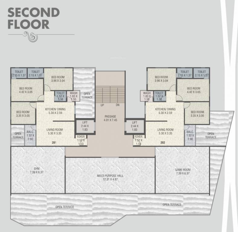  antilia Tower 1 Cluster Plan For 2nd Floor