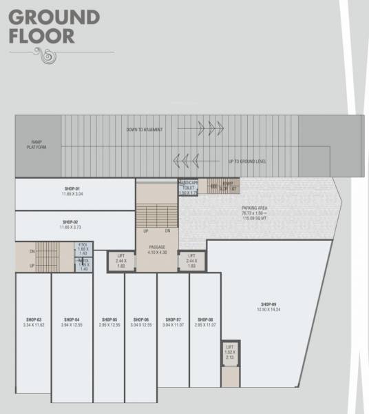  antilia Tower 1 Cluster Plan For Ground Floor