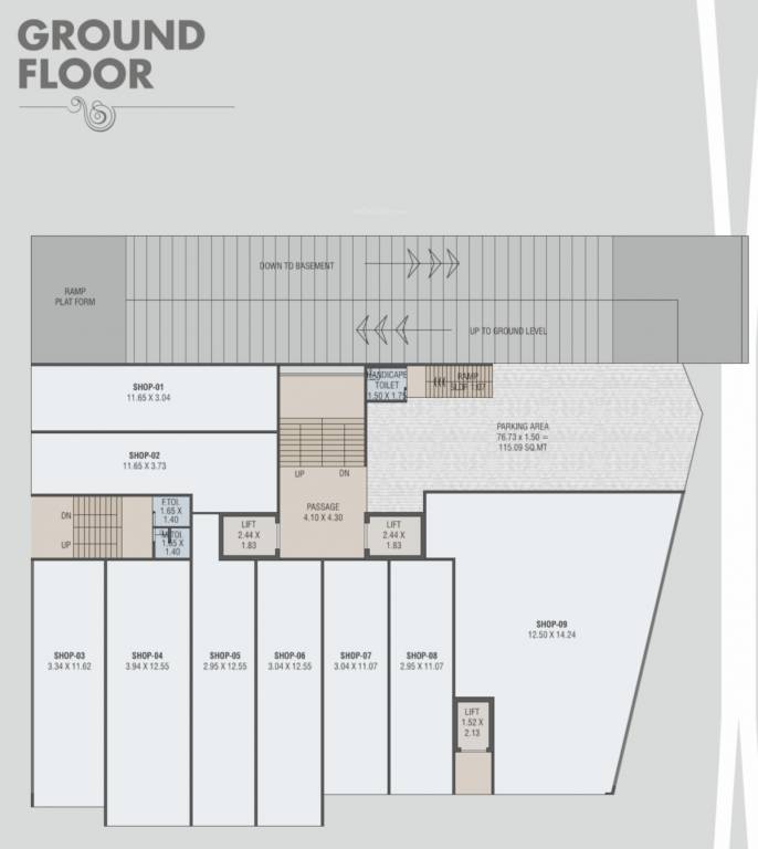  antilia Tower 1 Cluster Plan For Ground Floor