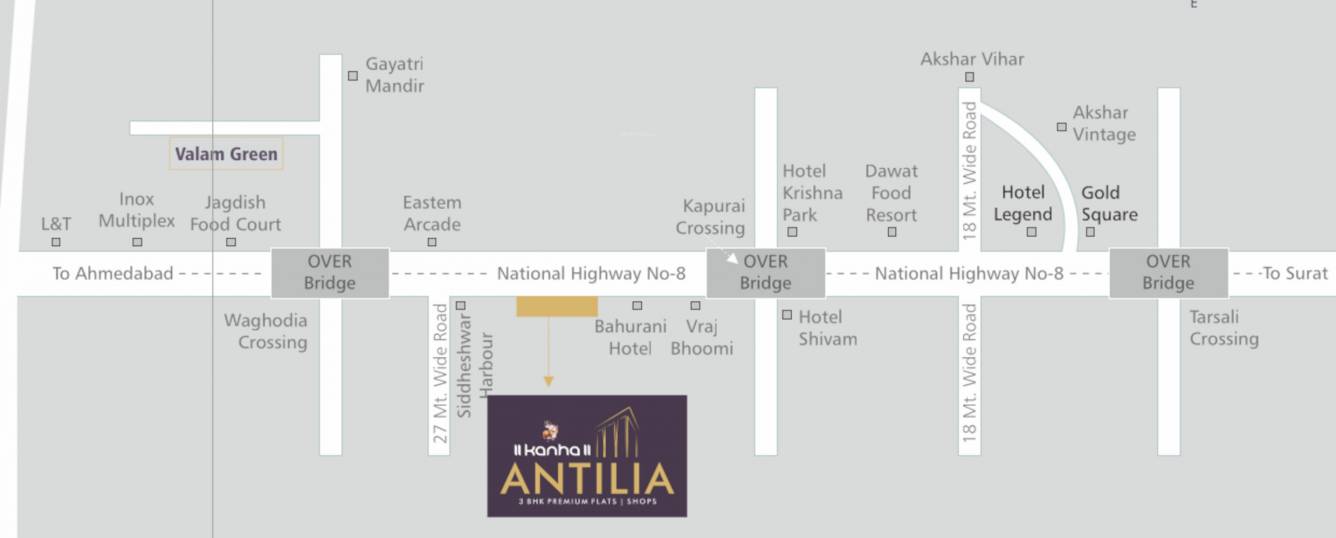  antilia Location Plan