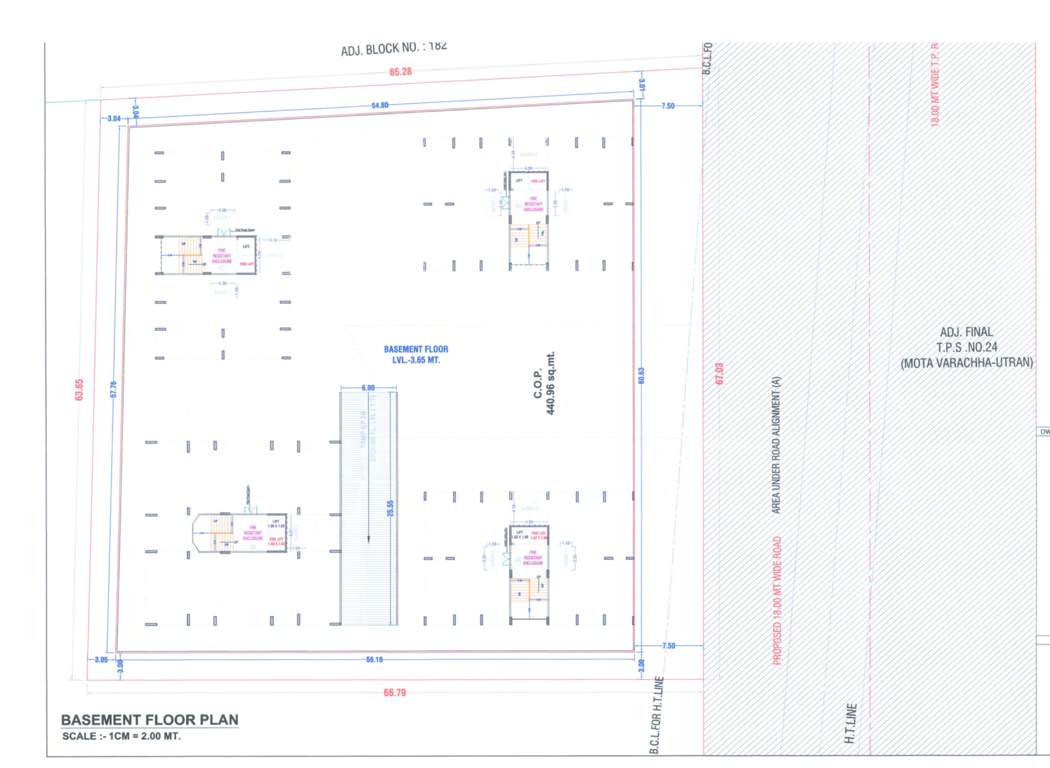  mantra dream homes A To D Basement Cluster Plan