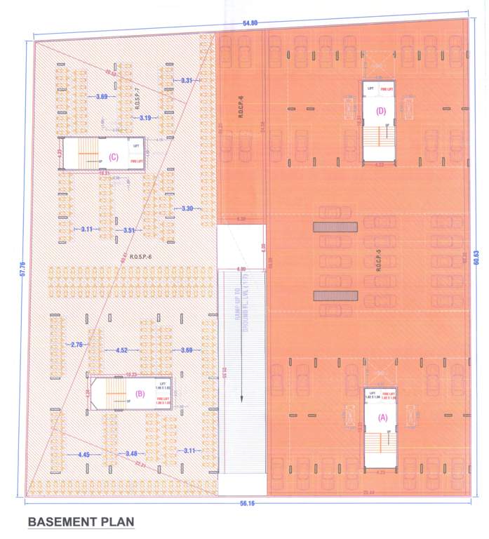  mantra dream homes A To D Basement Cluster Plan