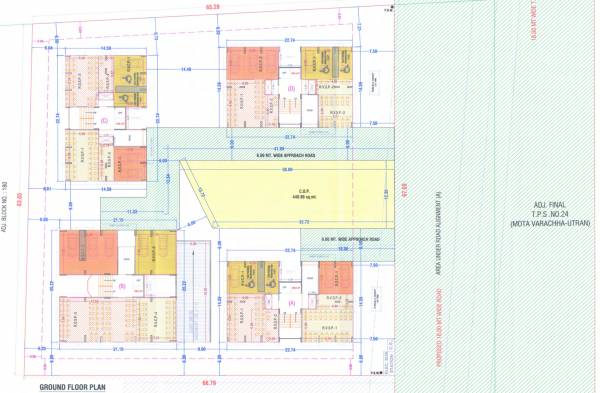  mantra-dream-homes A To D Ground Cluster Plan